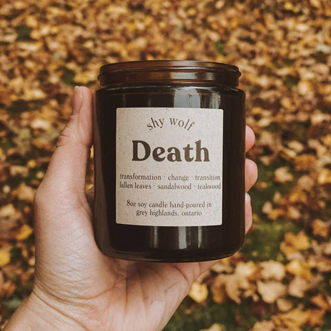 death soy candle