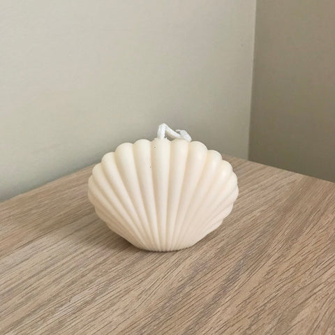 shell soy candle - unscented