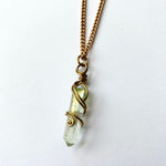 quartz wrap necklace