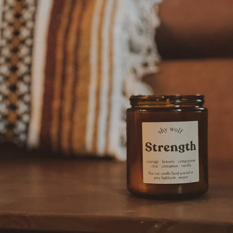 strength soy candle