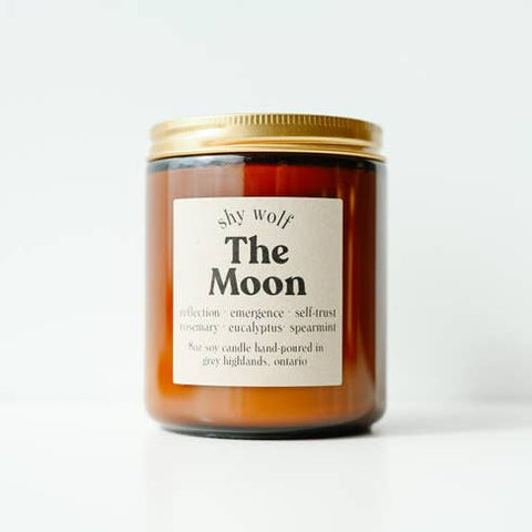 the moon soy candle